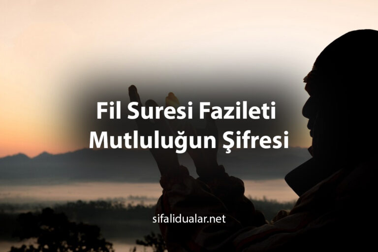 Fil Suresi Fazileti Mutluluğun Şifresi