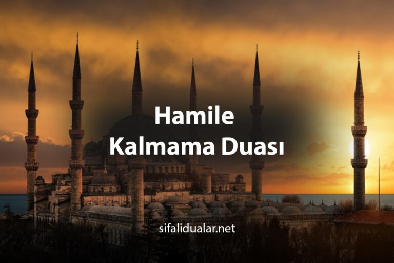Hamile Kalmama Duası