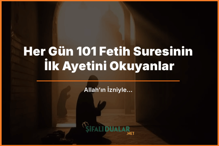 Her Gün 101 Fetih Suresinin İlk Ayetini Okuyanlar